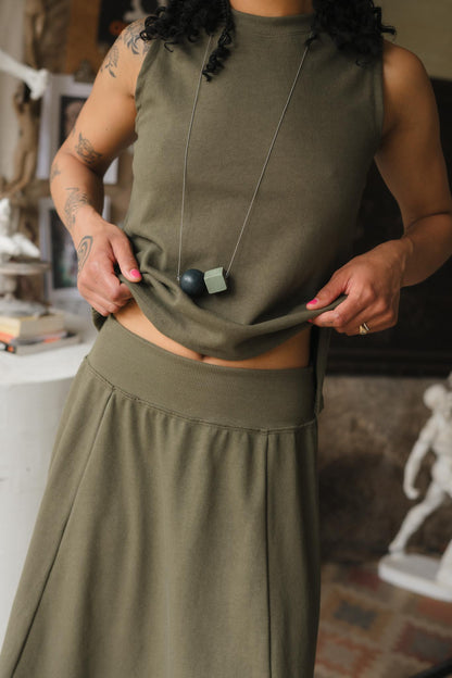 Muse Skirt in Patina