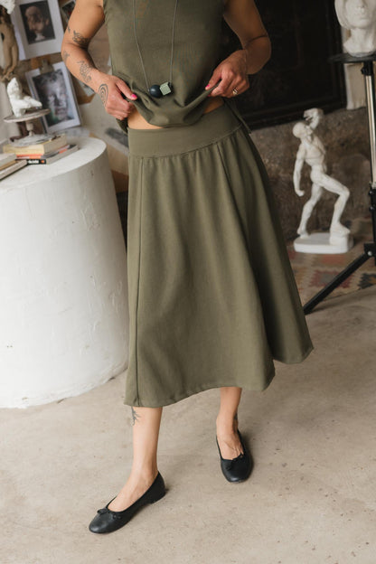 Muse Skirt in Patina