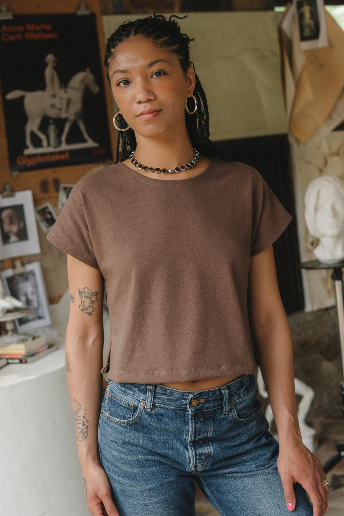 Saturday Tee in Umber