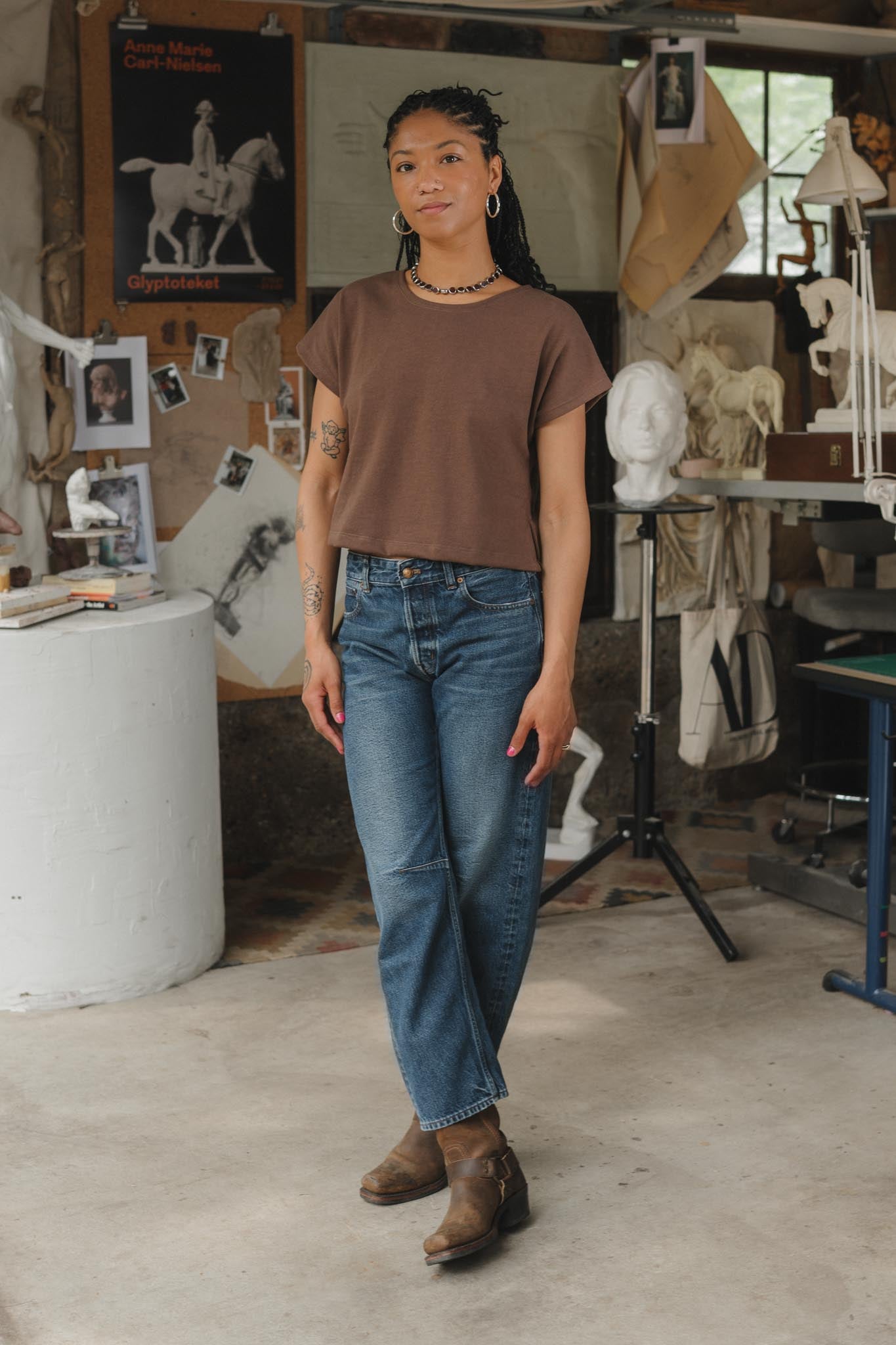 Saturday Tee in Umber