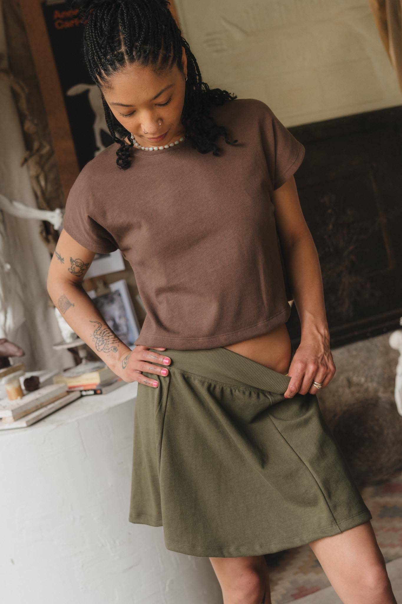 Siren Skirt in Patina