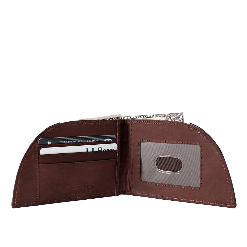 Rogue Industries Wallet Mahogany Football Football Leather Front Pocket Wallet