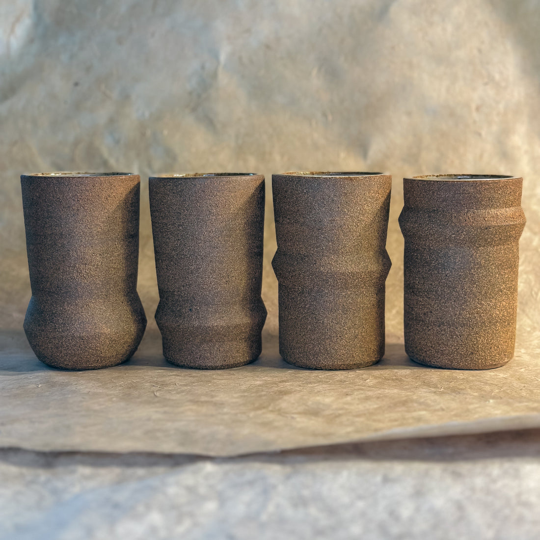 Saturn Ceramic Tumblers in Brown