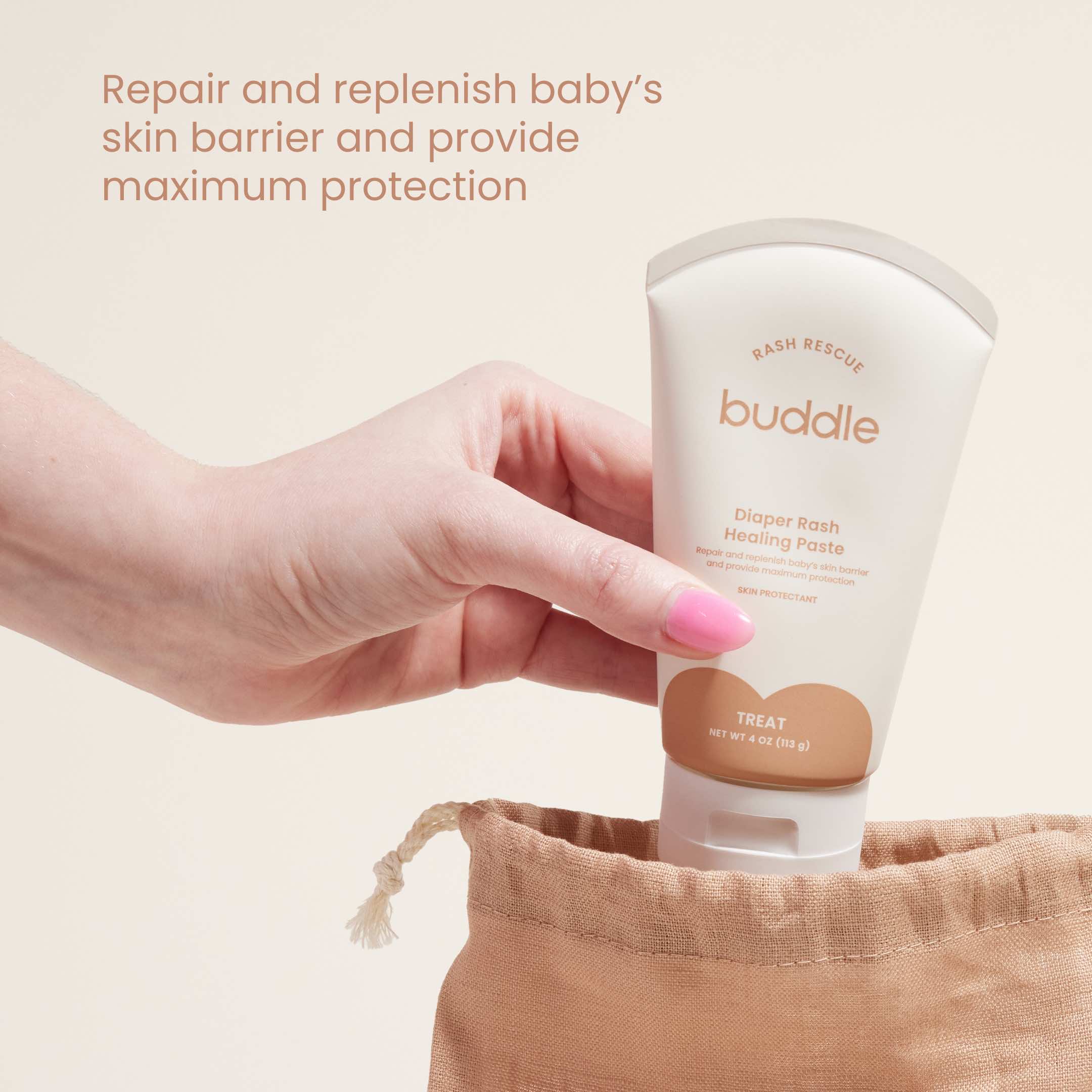 Buddle Skincare Diaper Rash Treatment Buddle Wipe &amp; Heal Bundle