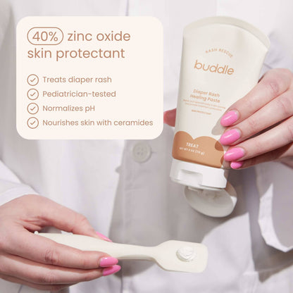 Buddle Skincare Diaper Rash Treatment Buddle Wipe &amp; Heal Bundle