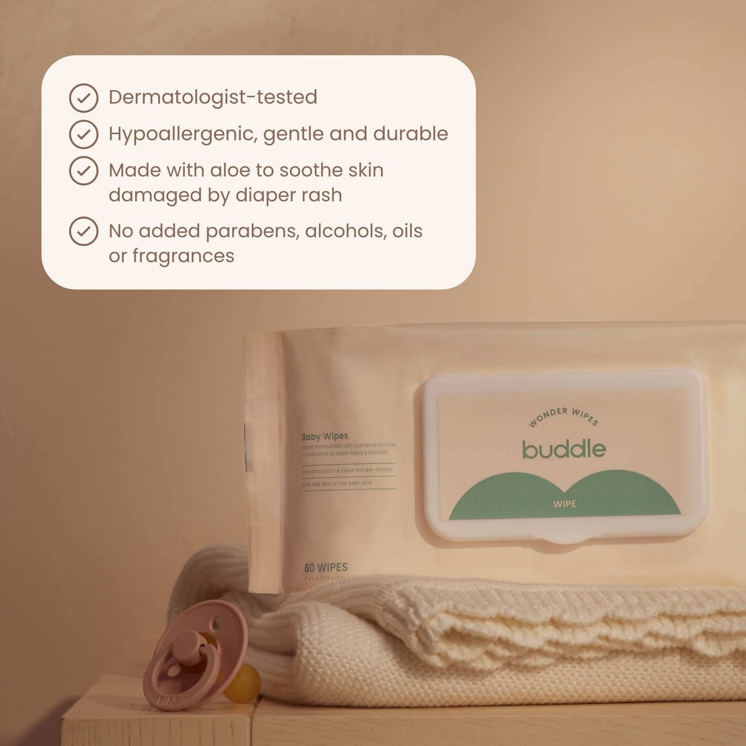 Buddle Skincare Diaper Rash Treatment Buddle Wipe &amp; Protect Bundle