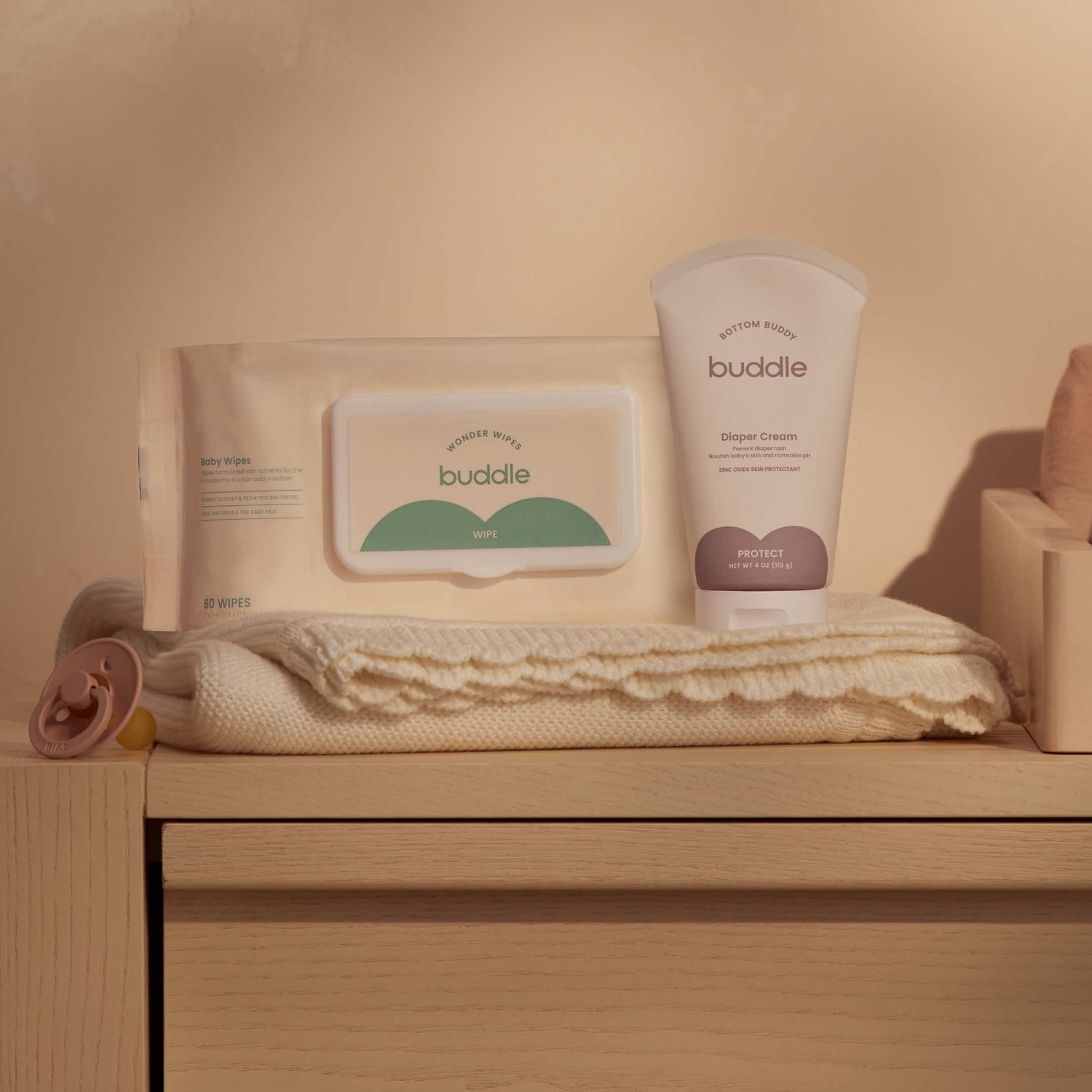 Buddle Skincare Diaper Rash Treatment Buddle Wipe &amp; Protect Bundle
