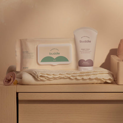 Buddle Skincare Diaper Rash Treatment Buddle Wipe &amp; Protect Bundle