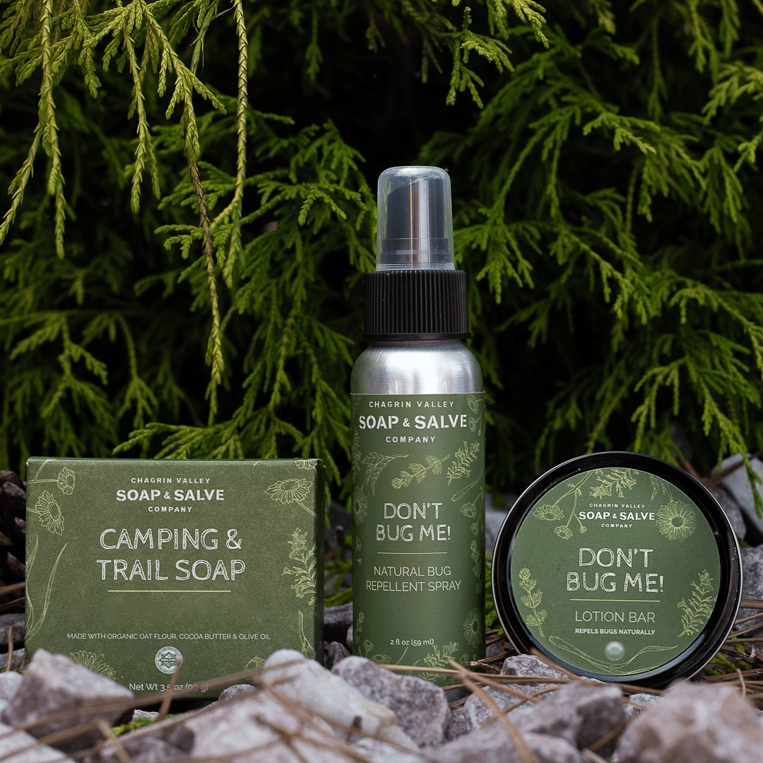 Chagrin Valley Soap &amp; Salve Gift Bug Bundle Bundle: Outdoor &amp; Camping Bundle