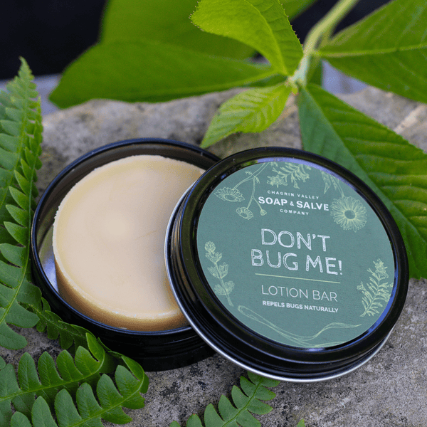 Chagrin Valley Soap & Salve Bug Repellent 1 oz Tin Lotion Bar: Don't Bug Me! Bug Repellent Lotion Bar