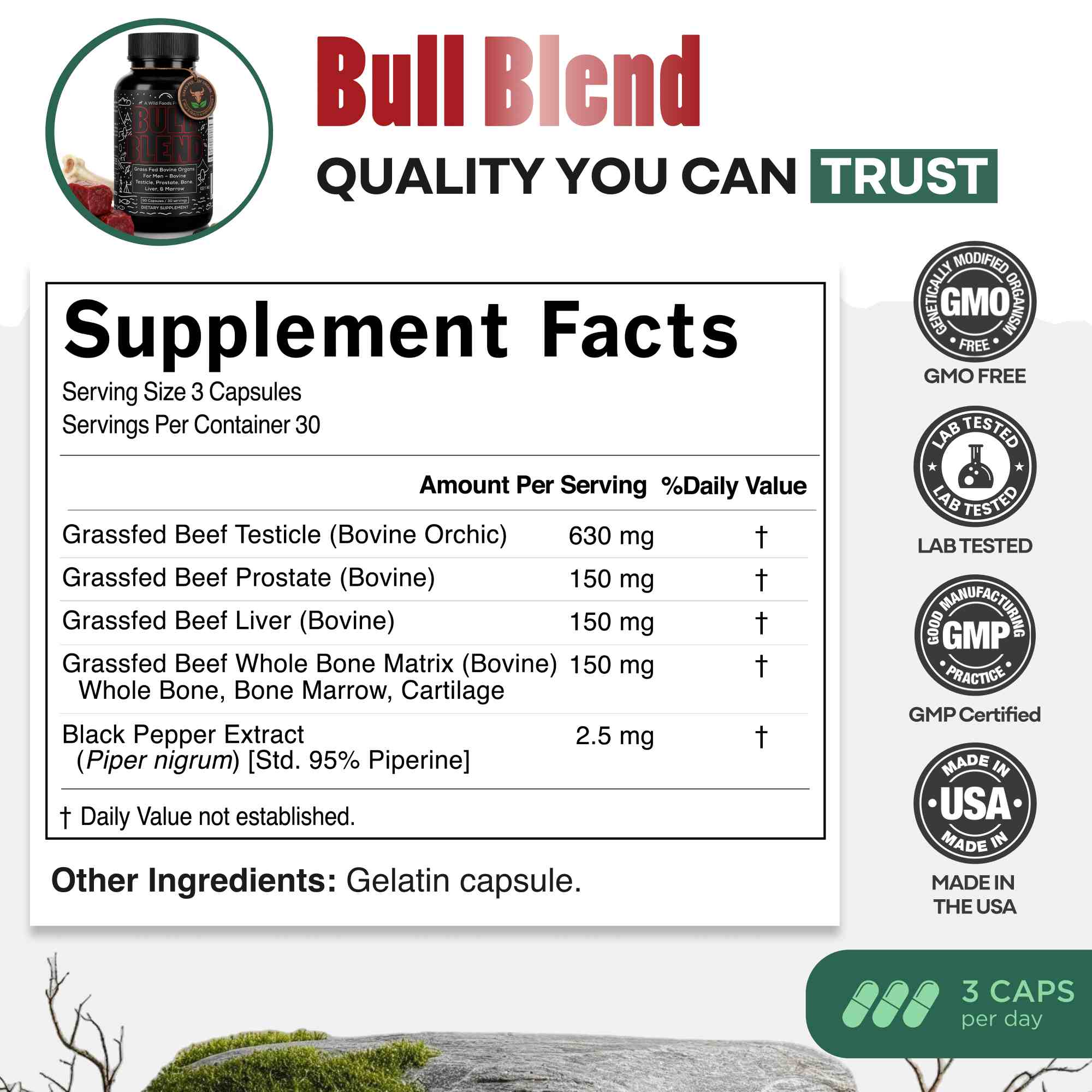 Wild Foods Supplements Wild Man Bundles: Natural Anabolic Support
