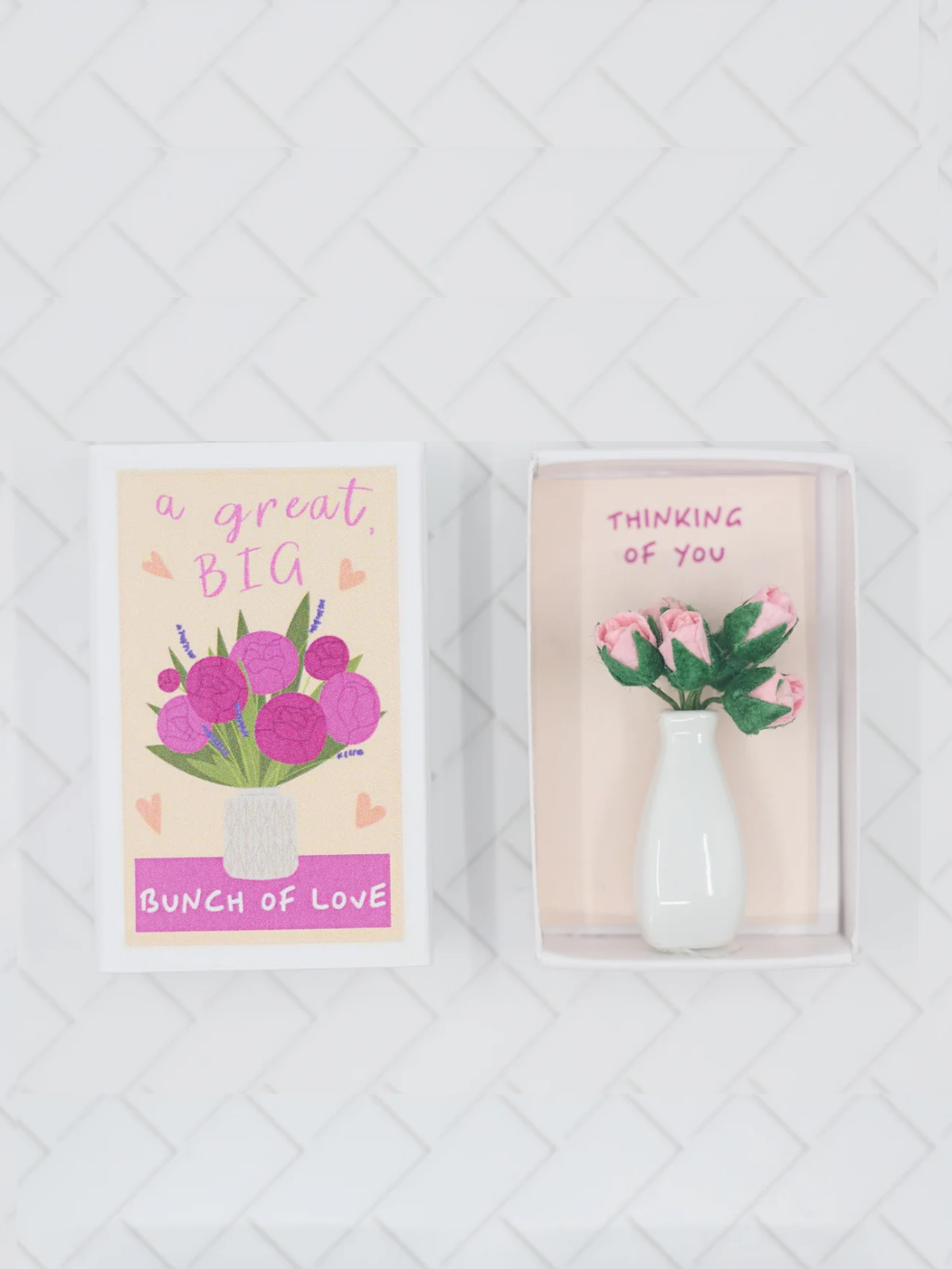 Matchbox Tiny Rose Bouquet - My American Goods