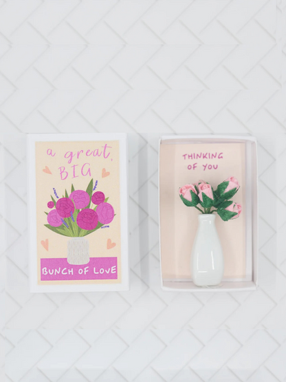 Matchbox Tiny Rose Bouquet - My American Goods