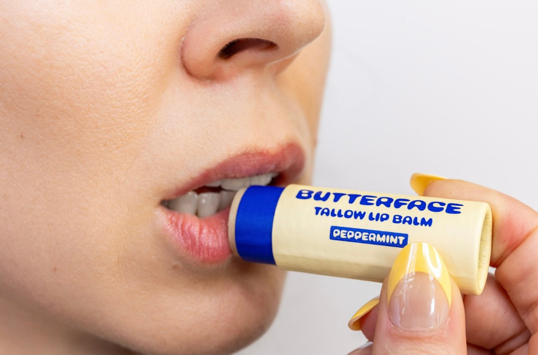 Peppermint Tallow Butter Lip Balm