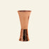 Copper cocktail shaker on a white background