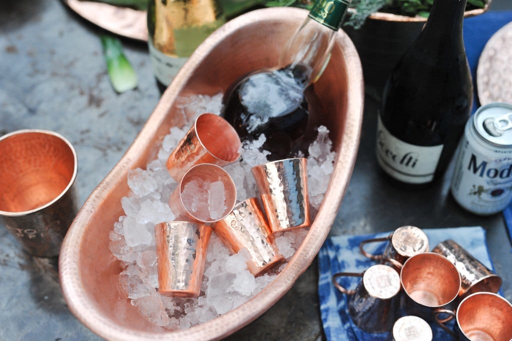 Sertodo Barware &amp; Bar Tools Sharpshooter Copper Shot Cups
