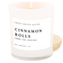 Cinnamon Rolls Soy Candle - White Jar - 11 oz - My American Goods
