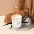 Cashmere and Vanilla Soy Candle - White Jar - 11 oz - My American Goods