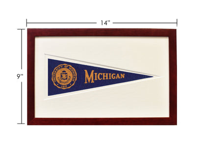 Vintage University of Michigan Hormel Pennant