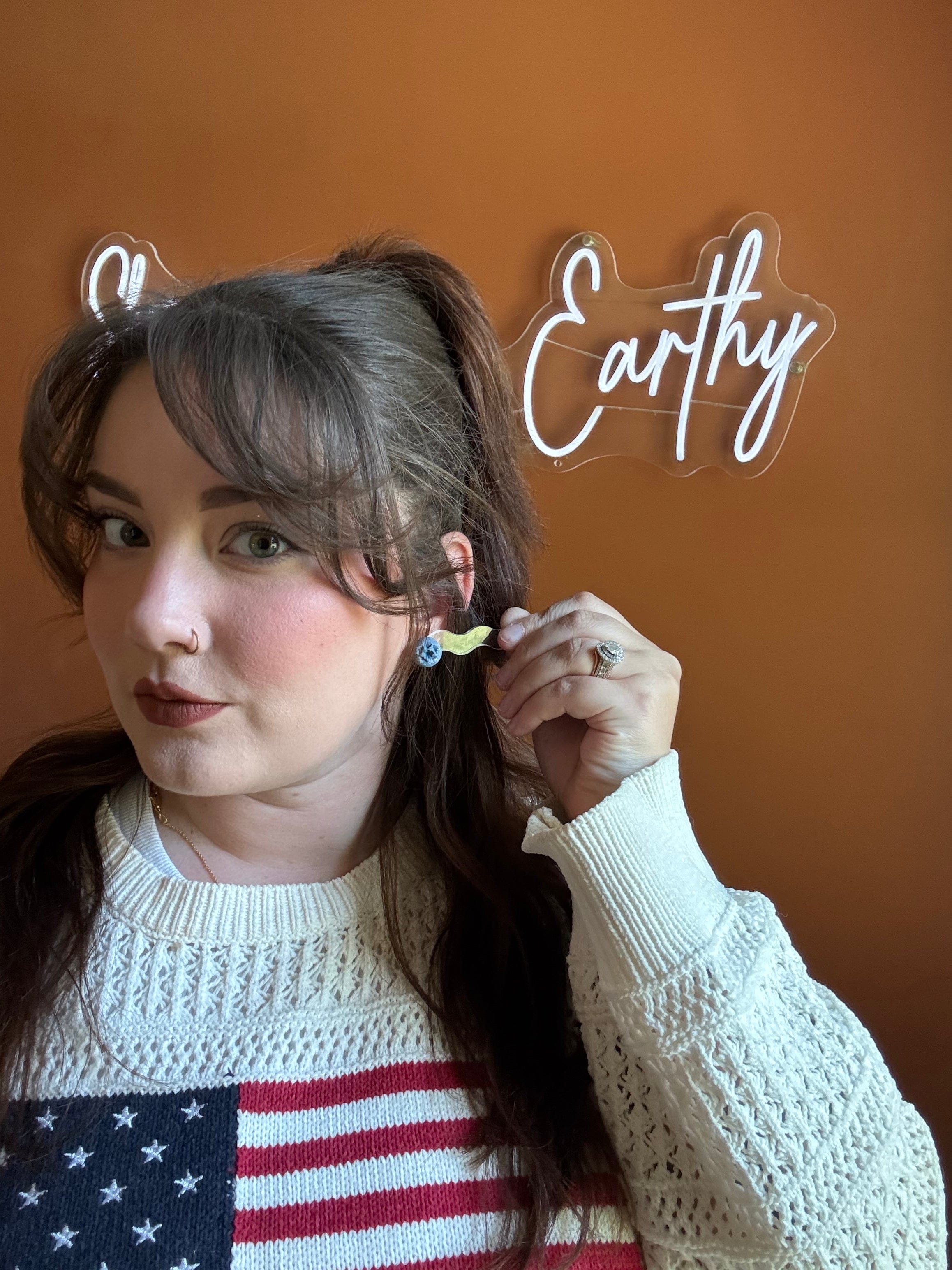 Shop Something Earthy Blueberry Studs