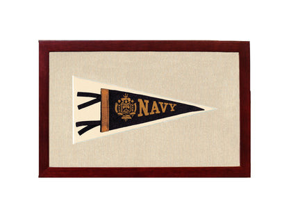 Americana Memories Vintage Pennants and Memorabilia Vintage Navy Pennant