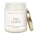 Fall Leaves Soy Candle - Clear Jar - 9 oz - My American Goods
