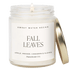 Sweet Water Decor Candles Fall Leaves Soy Candle - Clear Jar - 9 oz
