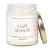 Cozy Season Soy Candle - Clear Jar - 9 oz - My American Goods