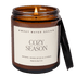 Cozy Season Soy Candle - Amber Jar - 9 oz - My American Goods