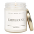 Farmhouse Soy Candle - Clear Jar - 9 oz - My American Goods