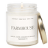 Sweet Water Decor Candles Farmhouse Soy Candle - Clear Jar - 9 oz