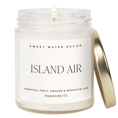 Island Air Soy Candle - Clear Jar - 9 oz