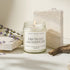 Driftwood and Mahogany Soy Candle - Clear Jar - 9 oz - My American Goods