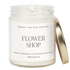 Flower Shop Soy Candle - Clear Jar - 9 oz - My American Goods
