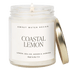 Coastal Lemon Soy Candle - Clear Jar - 9 oz - My American Goods