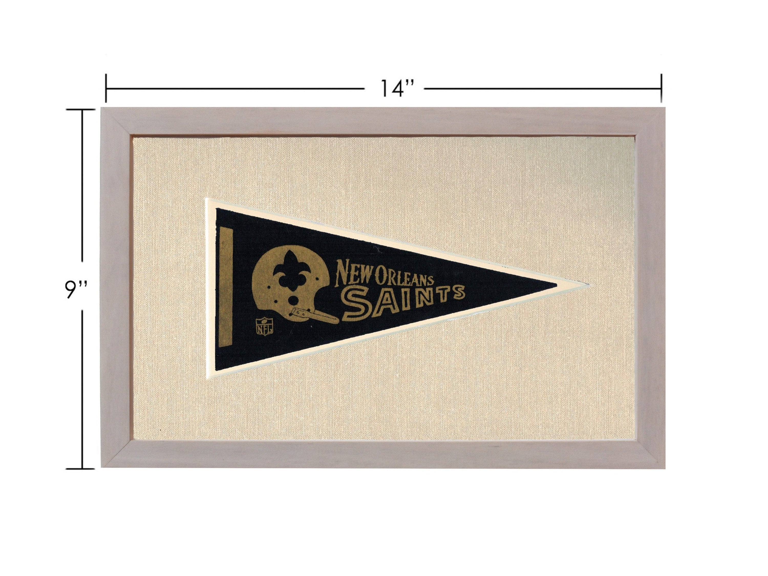 Americana Memories Vintage Pennants and Memorabilia Vintage New Orleans Saints Pennant