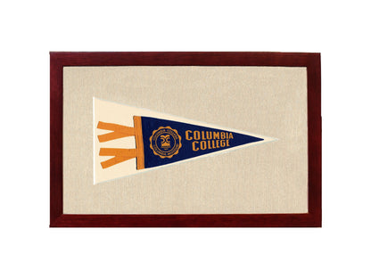 Americana Memories Vintage Pennants and Memorabilia Vintage Columbia College Pennant