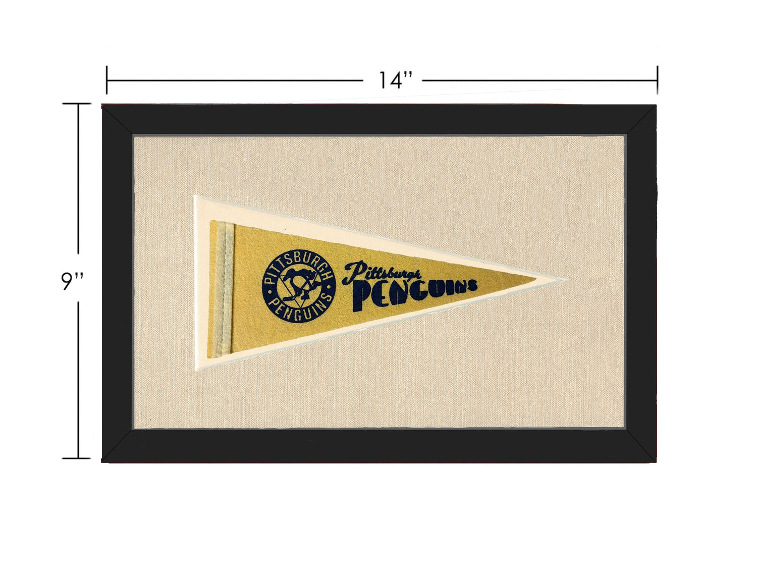 Vintage Pittsburgh Penguins Pennant