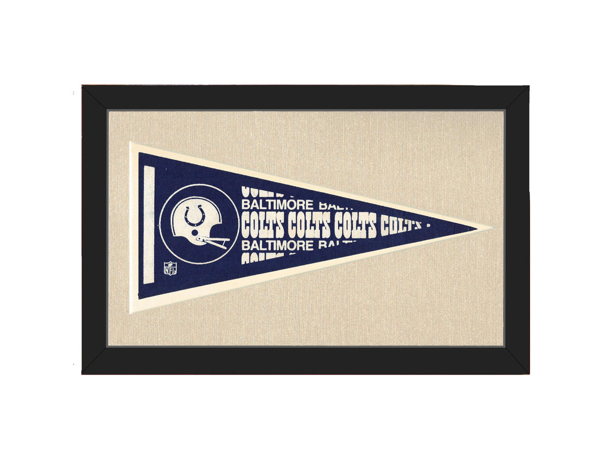 Americana Memories Vintage Pennants and Memorabilia Vintage Baltimore Colts Pennant