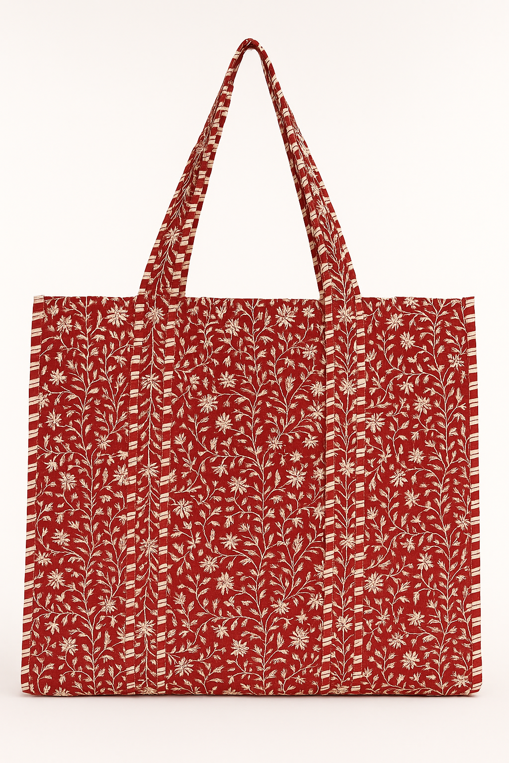 Crimson Bloom Tote - My American Goods