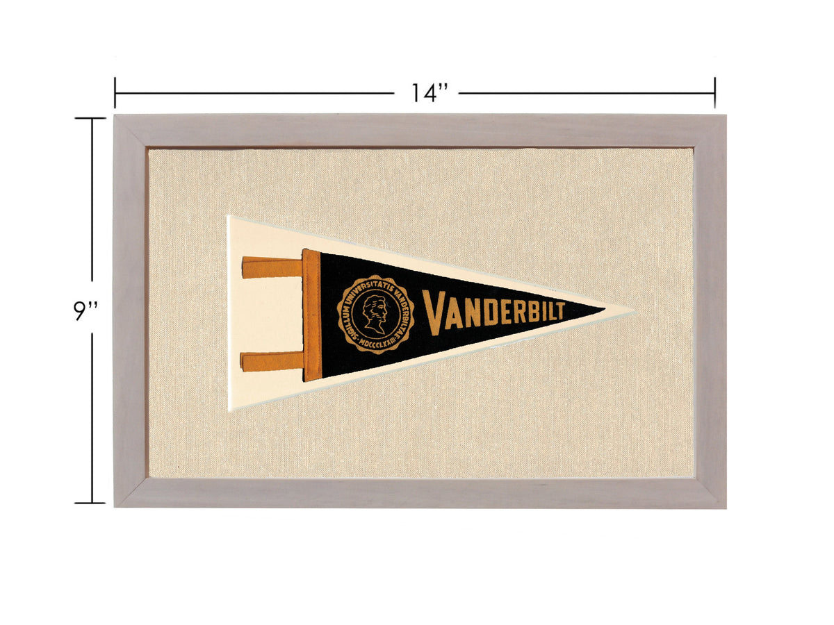 Vintage Vanderbilt University Pennant