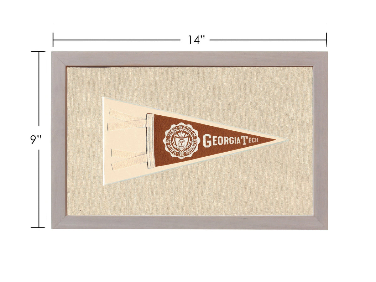 Americana Memories Vintage Pennants and Memorabilia Vintage Georgia Tech Pennant