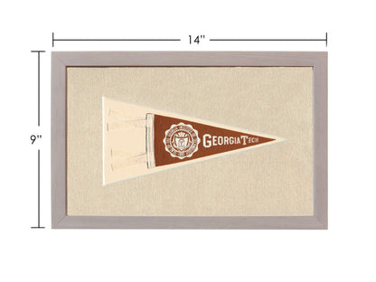 Americana Memories Vintage Pennants and Memorabilia Vintage Georgia Tech Pennant