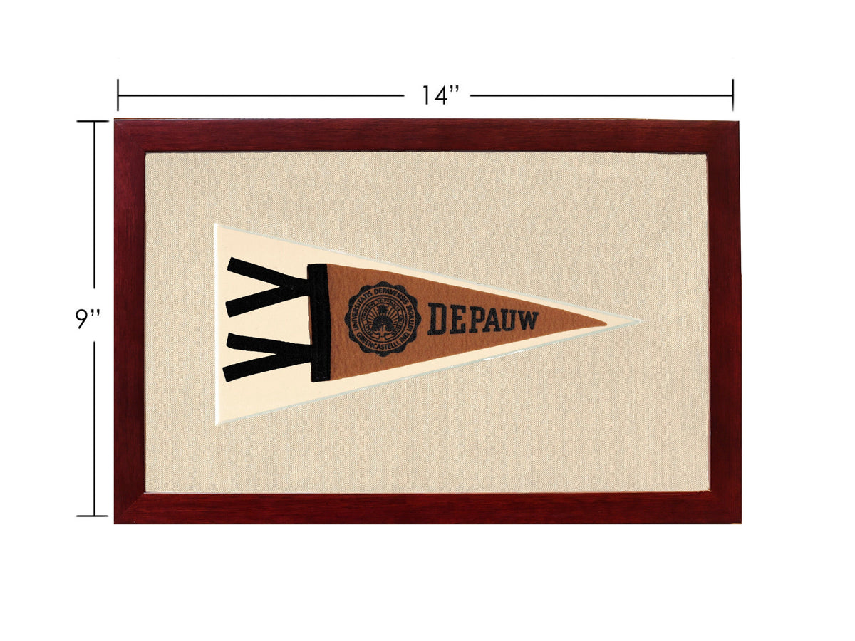 Vintage Depauw University Pennant