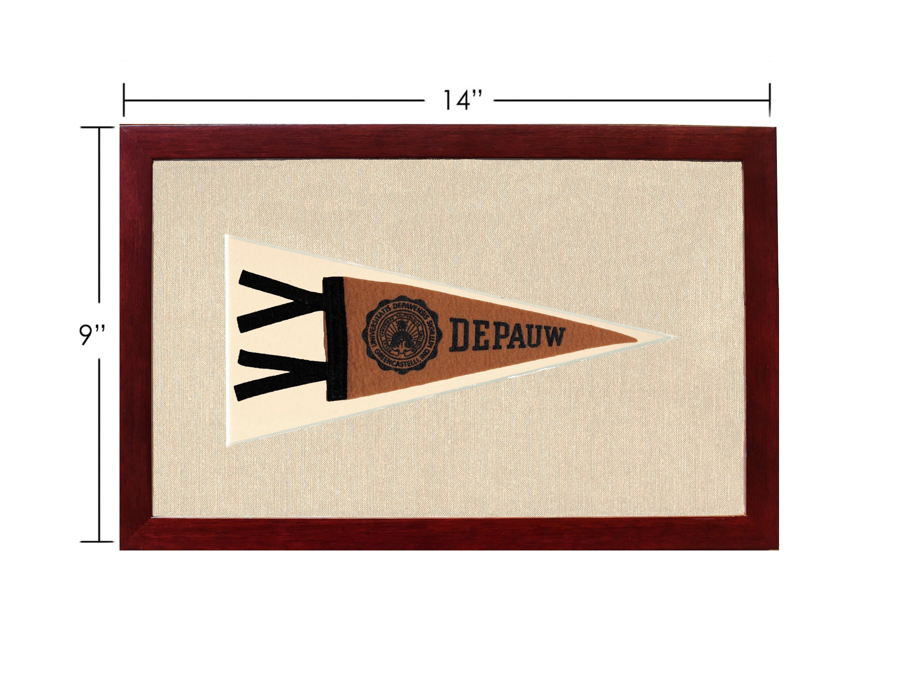 Vintage Depauw University Pennant