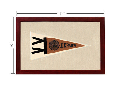 Vintage Depauw University Pennant