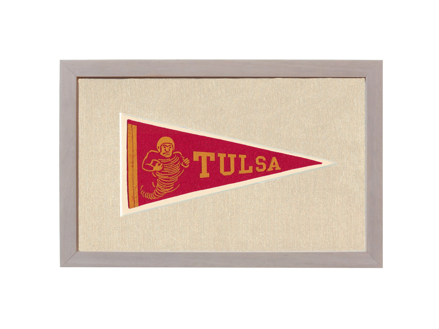Americana Memories Vintage Pennants and Memorabilia Vintage Tulsa University Pennant