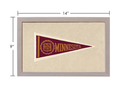 Americana Memories Vintage Pennants and Memorabilia Vintage Minnesota Pennant