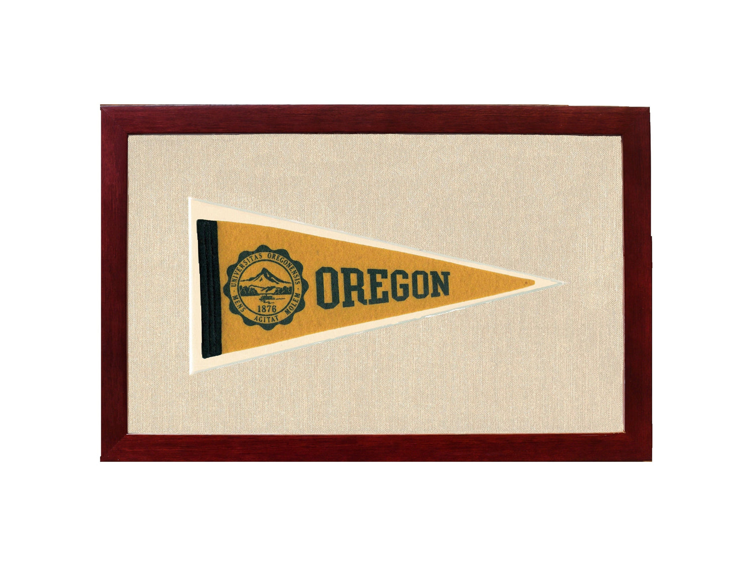 Americana Memories Vintage Pennants and Memorabilia Vintage University of Oregon Pennant