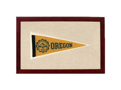 Americana Memories Vintage Pennants and Memorabilia Vintage University of Oregon Pennant